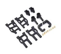 Pour LC PTG-2 1/10 Métal Pour Bras Oscillant Coupelle Pour Siège C Ensemble Biellettes Direction Arrière Pièces De Voiture Sur Chenilles RC Mises À Niveau RC Coupelle Direction(Black)
