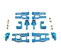 Pour LC PTG-2 PTG-2R 1/10 Bras De Suspension Avant Et Arrière En Métal Support De Moyeu De Direction Pour Voiture Radiocommandée Rechange Et D'utilisation Pour Course RC Coupelle Direction(Blue)