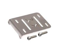 Pour LCG 1/10 Alliage D'aluminium 2 Low Plateau D'accessoires Transmission Support Variateur Électronique Crawler RC Châssis Pièces Réparation Mise À Niveau Composants Rc(Silver)