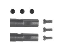 Pour LDRC LD1297 LD1299 2 Pièces Adaptateur Hexagonal Daxe En Métal Accessoires Rechange Pour Voiture RC Mise Niveau Remplacement Réparation Modification Pièces Améliorations RC