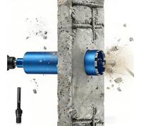 Pour le Béton Lourd | L460mm Ø82mm 1¼" UNC | avec Adaptateur SDS MAX | Trépan Couronne de Forage à sec et Humide | Scie Cloche Diamètre Chantier Carrelage pour Maçonnerie Pierre Granit Brique