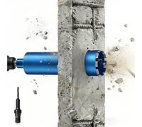 Pour le Béton Lourd | L460mm Ø82mm 1¼" UNC | avec Adaptateur SDS PLUS | Trépan Couronne de Forage à sec et Humide | Scie Cloche Diamètre Chantier Carrelage pour Maçonnerie Pierre Granit Brique