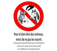 Pour le bien-être des animaux, merci de ne pas les nourrir.