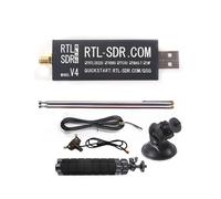 Pour le Blog RTL-SDR V4 R860 RTL2832U 1PPM TCXO Biased Tee SMA Software Defined Radio avec Kit D'Antenne Dipôle