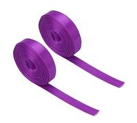 Pour le bricolage, pour le polyester, 10mm, 5yard X 2pcs, imperméable à l'eau, ruban décoratif pour emballage (Violet)