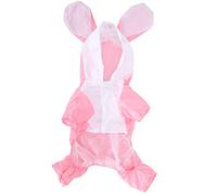pour Le Chien, pour Le Polyester, Cape de protofacier imperméable à Capuche, Portant l'animal (Rose)