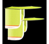pour Le Cou du Harnais, Lot de 2 visières réfléchissantes pour l'extérieur | Protection Solaire de Cou Respirante d'été pour Casque, Chapeau à Bord Complet pour bâtiments