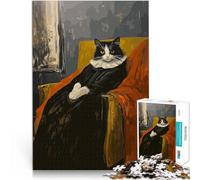 pour Le Jeu éducatif Challenge Toy Chat Peint comme la mère de Whistler Puzzle de 1000 pièces pour Adultes 26x38cm Une œuvre d'art à partir de 14 Ans
