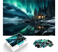 pour Le Jeu éducatif Challenge Toy la Nature Nordique la Nuit Puzzle 2000 pièces pour Adolescents 70x100cm Super Cadeau pour Les Personnes de 14 Ans et Plus