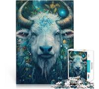 pour Le Jeu éducatif Challenge Toy Taureau bête Mythique Puzzle de 1000 pièces pour Adultes 50x75cm Une œuvre d'art pour Les Personnes de 14 Ans et Plus
