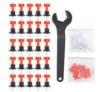 pour Le niveleur de Carreau, 25pcs Système de nivellement réutilisable Outil de positionnement des Carreaux pour la Construction du Mur de Sol