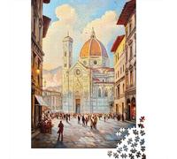pour Le Pub Ou Le Café, Florence Cathedral Painting-17 Plaque en Métal Rustique 38x26cm/1000pcs, pour Aménager Le Pub, Le Café Et Le Coin Bar