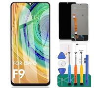 pour Le Remplacement de l'écran Oppo F9 pour l'écran LCD Oppo A7X pour l'écran tactile Oppo F9 Pro CPH1823 Kit de pièces de réparation d'assemblage du numériseur (Noir)