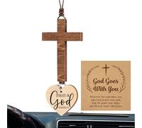 pour le rétroviseur - Ornement religieux biblique | Remorque de voiture Jésus | pour hommes conducteur véhicule camion SUV rétroviseur intérieur décoration