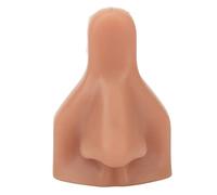 Pour le silicone 3D, modèle de pratique falsifiante flexible, modèle de nez, pour pratiquer l'affichage des bijoux de suture (Teint foncé)
