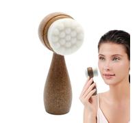 pour le visage double face - 55 g en fibre synthétique, de lavage verticale sur support 3D, poils doux pour peaux sèches et sensibles | Zones sensibles au pétrole, portable, de haute qua