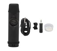 Pour l'électricité Kazoo, 5 diaphragmes de flûte, alliage d'aluminium, portable, noir, pour les mélomanes