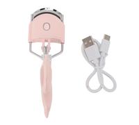 Pour l'électricité, pour les femmes Curler à cils électriques, le contrôle de la température à deux vitesses, le chauffage, un rechargeable pratique, pour les femmes utilisent (Rose)