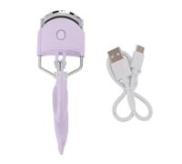 Pour l'électricité, pour les femmes Curler à cils électriques, le contrôle de la température à deux vitesses, le chauffage, un rechargeable pratique, pour les femmes utilisent (Violet)