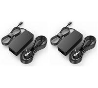 pour Lenovo 65w USB C Adaptateur Secteur Chargeur pour Ordinateur Portable pour Lenovo ThinkPad Huawei matebook Pro air HP Elitebook Spectre ASUS Acer xiaomi air Chargeur Adaptateur Type C (Lot de 2)