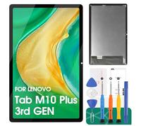 Pour Lenovo Tab M10 Plus 3ème GEN TB125FU TB128FU Écran de remplacement pour Lenovo Tab M10 Plus 3ème génération LCD Digitizer Kit de réparation d'écran tactile 10,6" (noir)