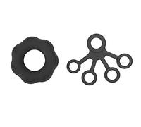 Pour l'entraîneur de résistance à la main, pour l'anneau de traction des doigts, pour la ceinture de résistance à l'entraînement des doigts - Anneau d'expanneur (Gris foncé)