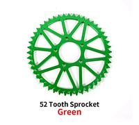 Pour L'équation De Lumière Sur-Ron S X 48t 52t 54t 58t 64t Plaque Dentée Pignon Roue E-Bike Tout-Terrain Dirtbike Moto Accessoires Surpositaire - Type 52 Teeth Green