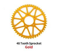 Pour L'équation De Lumière Sur-Ron S X 48t 52t 54t 58t 64t Plaque Dentée Pignon Roue E-Bike Tout-Terrain Dirtbike Moto Accessoires Surpositaire - Type 48 Teeth Gold