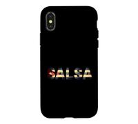 pour Les Amateurs de Danse Salsa ! avec Le Drapeau de Cuba Coque pour iPhone X/XS