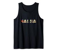 Pour les amateurs de danse salsa ! Avec le drapeau de Cuba Débardeur