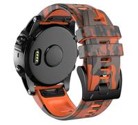 Pour les bandes Fenix 7x, remplacement de bandes de surveillance en silicone 26 mm pour FENIX 5X / FENIX 5X Plus/FENIX 6X / FENIX 6X PRO/TACTIX Delta/Descent Mk2i Smartwatches