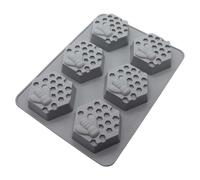 pour les bonbons en silicone | 6 Cavité Moule à Desserts Facile Égout,ni Silicone Pour Pâte De Sucre - Pour Cire Gelées Gommeuses Gâteau Crêpes