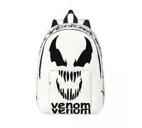 Pour les cadeaux Venom Sac à bandoulière robuste Marvel Spider Man Venom Sac à dos à double usage pour adolescent Pique-nique Noir