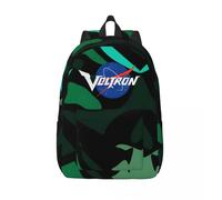 Pour les cadeaux Voltron Legendary Defender Sac à fermeture éclair pour ordinateur portable Voltron Legendary Defender Cool Couple Kindergarten Bag High Noir
