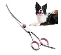 pour les cheveux de chien pour le toilettage et le toilettage pour chiens courbes | Coupe de cheveux de coupe de chien,Outil de sécurité pour animaux de compagnie avec des conseils ronds cisailles
