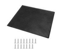 Pour les chèvres - Brosse de toilettage douce pour animaux de compagnie - Tapis de peigne pour soulager les démangeaisons - Station à gratter pour animaux de ferme pour chèvres, moutons, lamas