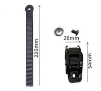 Pour les composants de fixation de snowboard comprenant deux boucles à cliquet et deux sangles pour une installation complète de la fixation de la langue des orteils (E)