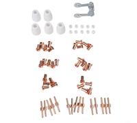 Pour les consommables de découpe plasma PT31, 61 pièces avec guide à rouleau pour une performance améliorée et une réduction de la traînée de la torche