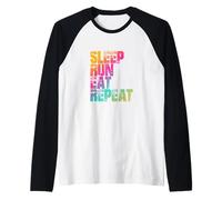 pour Les Coureurs : Dormir, Courir, Manger, répéter. Manche Raglan
