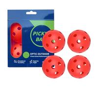 pour Les débutants, résistants aux déchirures - Lot de 4 balles à élevé pour Les - Entraînez-Vous au Pickle Ball pour Les Amateurs de balles à la Maison, à l'école, à la Salle de Sport