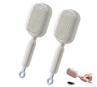 Pour les femmes et les hommes de tous types, cette brosse de massage à coussin rétractable est antistatique et autonettoyante. Elle peut être utilisée à la maison, au bureau ou à l'école. (1 pièce