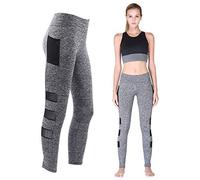 pour Les Femmes, pour l'entraînement, des Leggings de Yoga Longs Extensibles Respirants pour l'exercice de Fitness Gym (M)