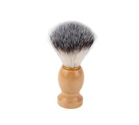 Pour les hommes, pour le salon de coiffeur, la brosse à raser de la barbe à poignée en bois - Appareil de toilettage de nettoyage de la barbe faciale (01)