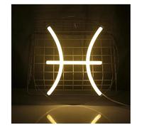 Pour les néons de décoration murale Enseignes au néon, lampes à LED Poissons et Gémeaux, alimentées par interrupteur, pour la maison ou le mur(Pisces)