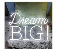 Pour les néons de décoration murale Lampe d'ambiance apaisante pour grande taille pour rêver Panneau néon pour décoration murale