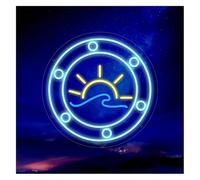 Pour les néons pour la décoration murale Décoration lumineuse au néon, hublot Ocean World pour enseigne LED