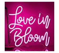 Pour les néons pour la décoration murale Néon Enseignes lumineuses Decor Lumières Love In Bloom Pour Chambre À Coucher