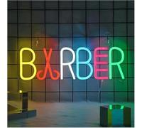 Pour les néons pour la décoration murale Pour la lampe au néon, le mot d'emprunt Barber pour l'enseigne Open