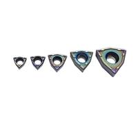 Pour les outils de tour à commande numérique d'insertion foret en U acier trempé(10PCS WCMX040208-SF TF618)