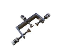 Pour les petites fissures de violon sur les plaques latérales et arrière - Pince fixe à trois directions - Poids léger - Réglable - Pince réglable pour une réparation précise des fissures du violon